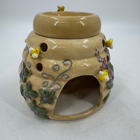 PartyLite Beehive Ceramic Tart Warmer Wax Melter Home Decor - Picture 3 of 9